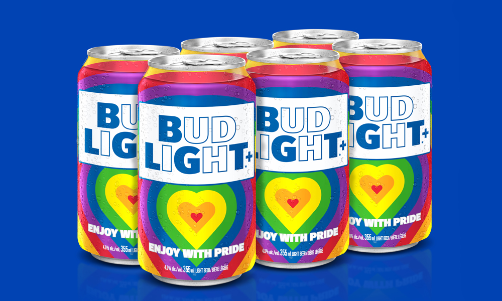 Busch light deals rainbow can